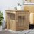 vidaXL meuble de cage pour chiens Bois d'ingénierie