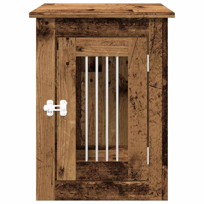 vidaXL meuble de cage pour chiens Bois d'ingénierie