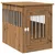 vidaXL meuble de cage pour chiens Bois d'ingénierie