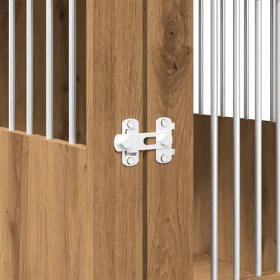 vidaXL meuble de cage pour chiens Bois d'ingénierie