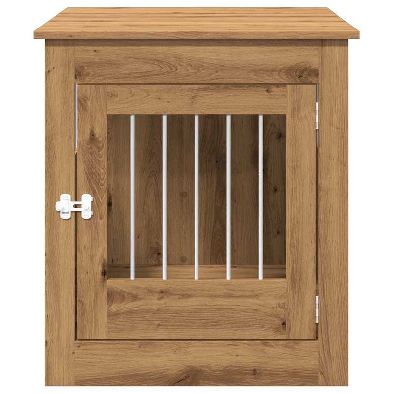 vidaXL meuble de cage pour chiens Bois d'ingénierie