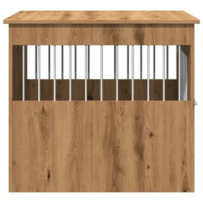 vidaXL meuble de cage pour chiens Bois d'ingénierie