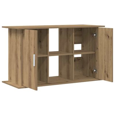 vidaXL support pour aquarium Bois d'ingénierie