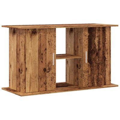 vidaXL support pour aquarium Bois d'ingénierie