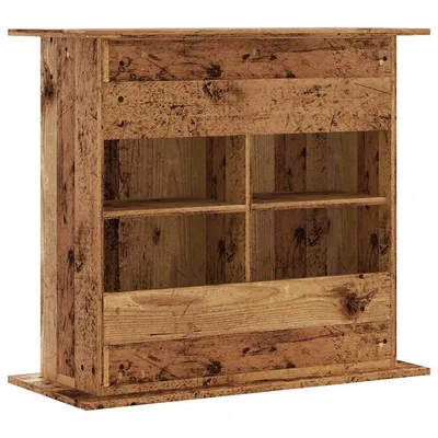 vidaXL support pour aquarium Bois d'ingénierie