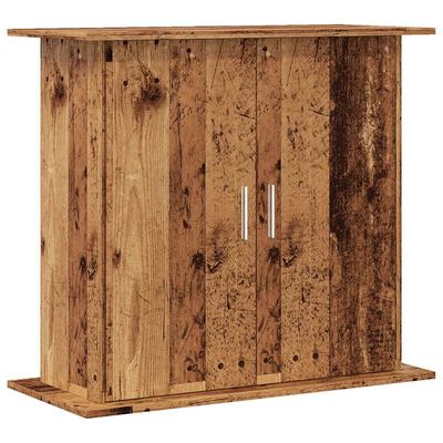 vidaXL support pour aquarium Bois d'ingénierie