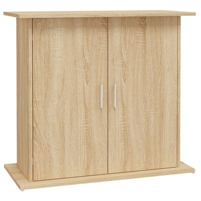 vidaXL support pour aquarium Bois d'ingénierie