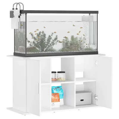 vidaXL support pour aquarium Bois d'ingénierie