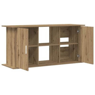 vidaXL support pour aquarium Bois d'ingénierie