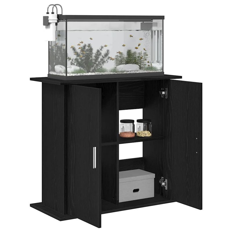 vidaXL support d'aquarium Bois d'ingénierie