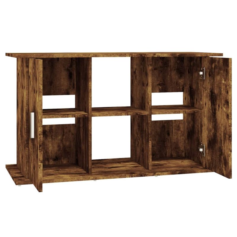 vidaXL support pour aquarium Bois d'ingénierie