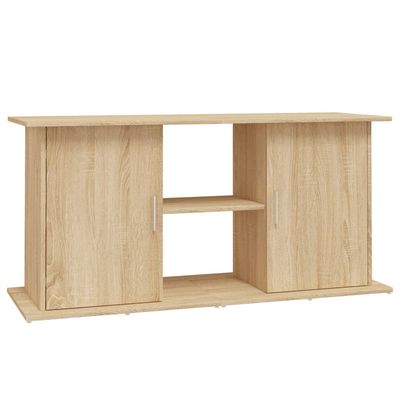 vidaXL support pour aquarium Bois d'ingénierie
