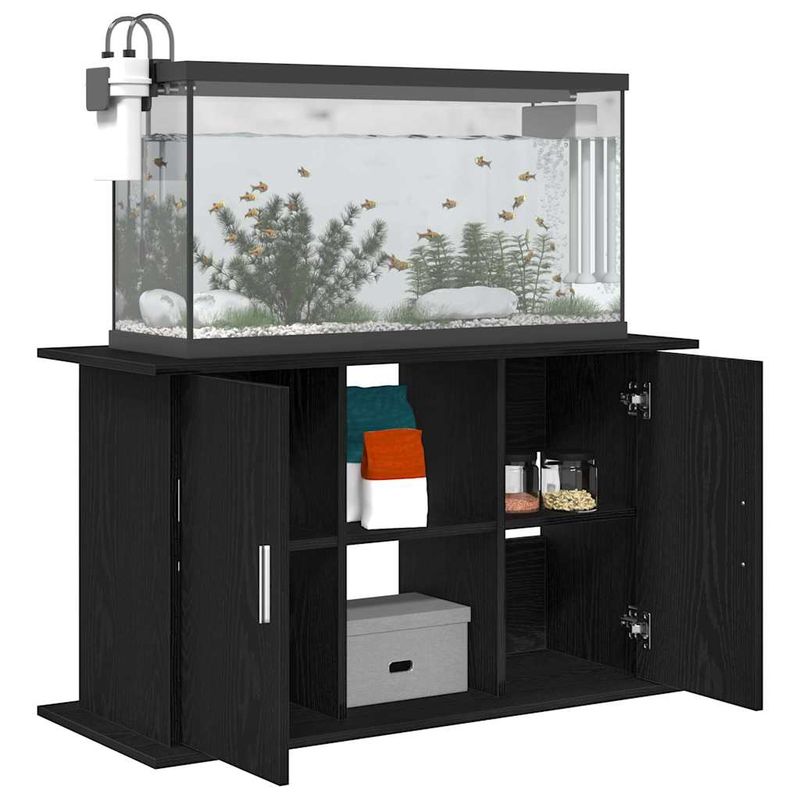 vidaXL support d'aquarium Bois d'ingénierie