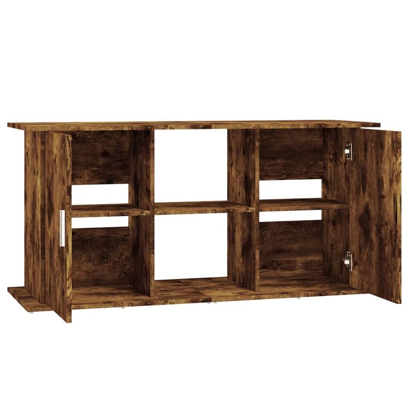 vidaXL support pour aquarium Bois d'ingénierie
