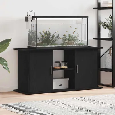 vidaXL support pour aquarium Bois d'ingénierie