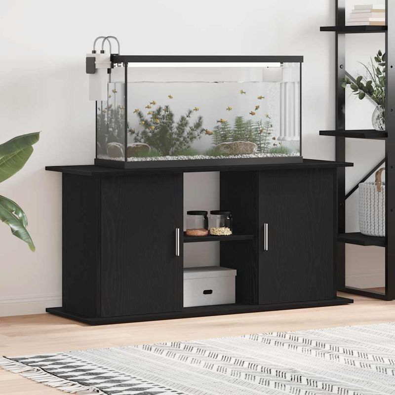 vidaXL support pour aquarium Bois d'ingénierie