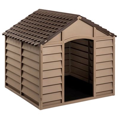 vidaXL niche pour chien Polypropylène