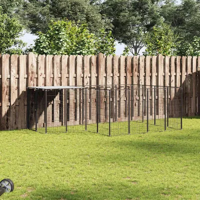 vidaXL chenil Acier vidaXL chenil Acier