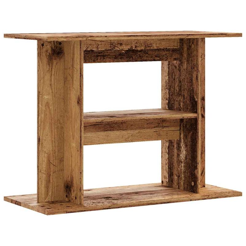 vidaXL support d'aquarium Bois d'ingénierie
