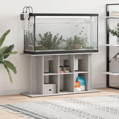 vidaXL support pour aquarium Bois d'ingénierie