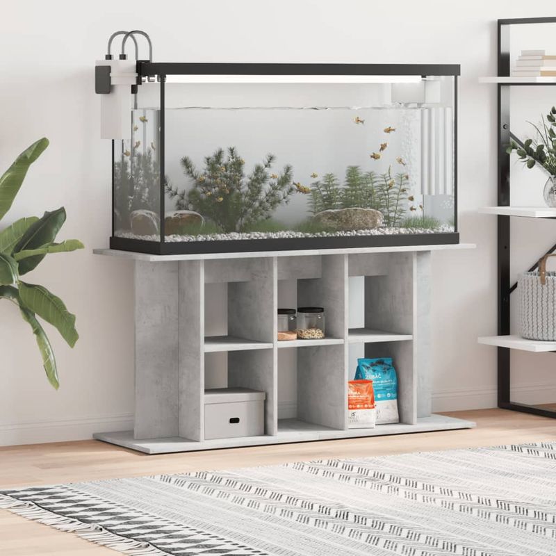 vidaXL support d'aquarium Bois d'ingénierie