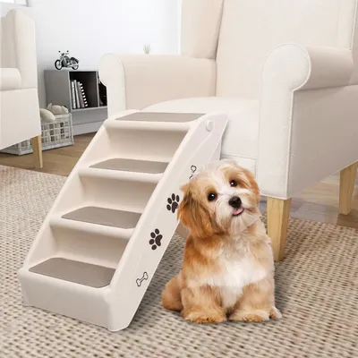 vidaXL escalier pour chien Polypropylène