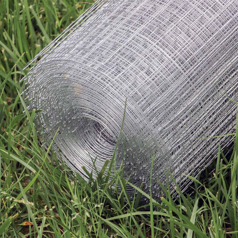 Wiltec Grillage à mailles - 1 m x 25 m / Épaisseur fil 1,2 mm / Maille 25 x