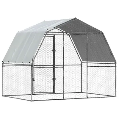vidaXL cage à poules Acier