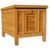 Wiltec Cabane pour Chat 420x515x430 mm en Bois d’Épicéa, Abri pour Petits A