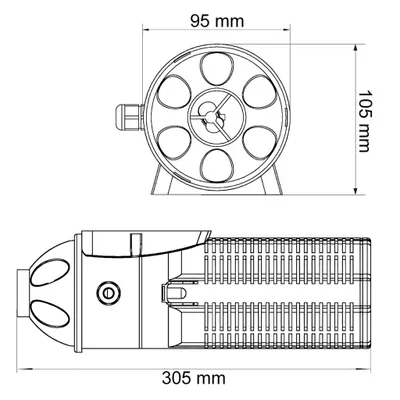 SunSun CUP-609 Filtre intérieur avec pompe 2000 l/h et clarificateur UVC 9