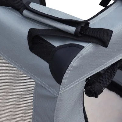 Fudajo Caisse de transport Grise - taille L / 70 x 52 x 50 cm - charge max.