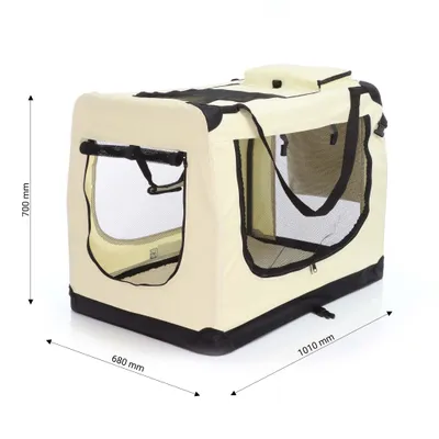 Fudajo Caisse de transport - taille XXXL / 101 x 68 x 70 cm / charge max 30