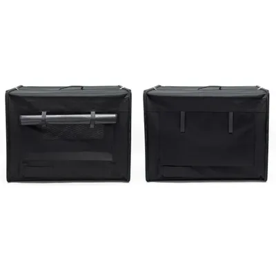 Wiltec Caisse de transport noire pliable pour chiens chats animaux domestiq