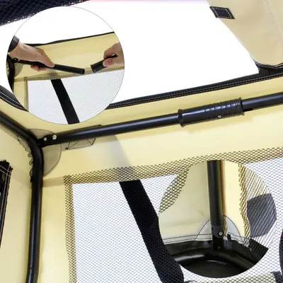 Fudajo Caisse de transport - taille XXL / 90 x 60 x 64 cm / charge max 25 k