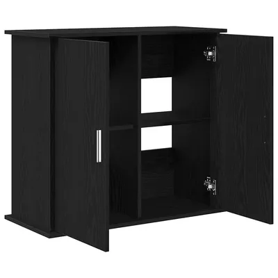 vidaXL support d'aquarium Bois d'ingénierie