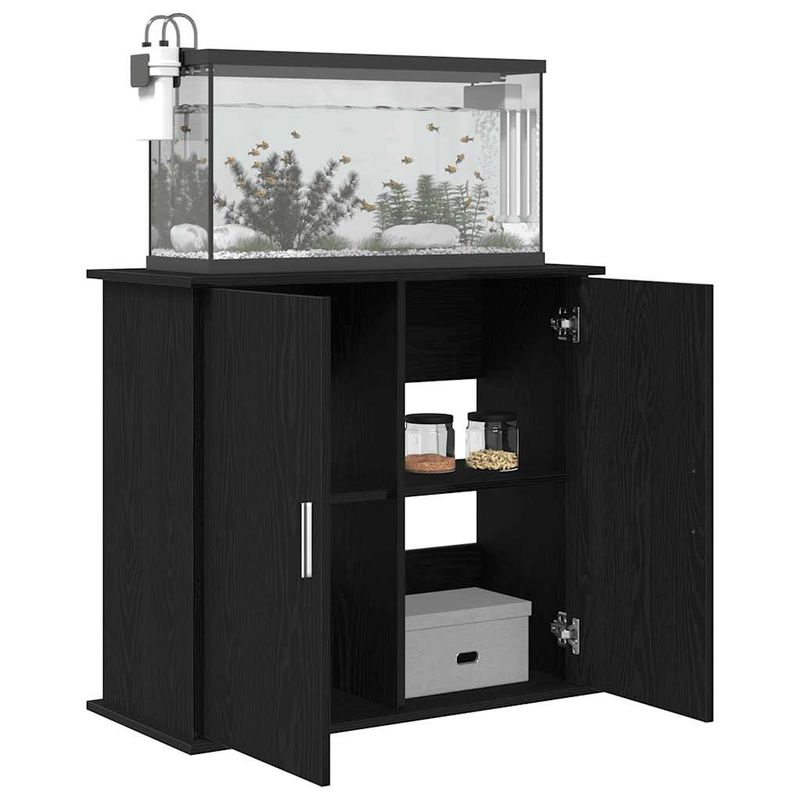 vidaXL support d'aquarium Bois d'ingénierie