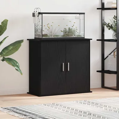 vidaXL support d'aquarium Bois d'ingénierie