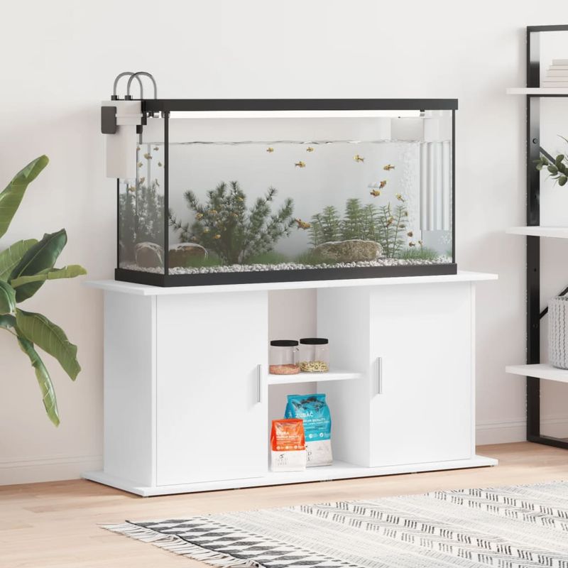 vidaXL support pour aquarium Bois d'ingénierie