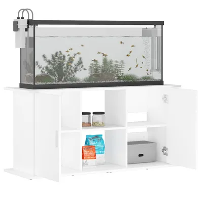 vidaXL support pour aquarium Bois d'ingénierie
