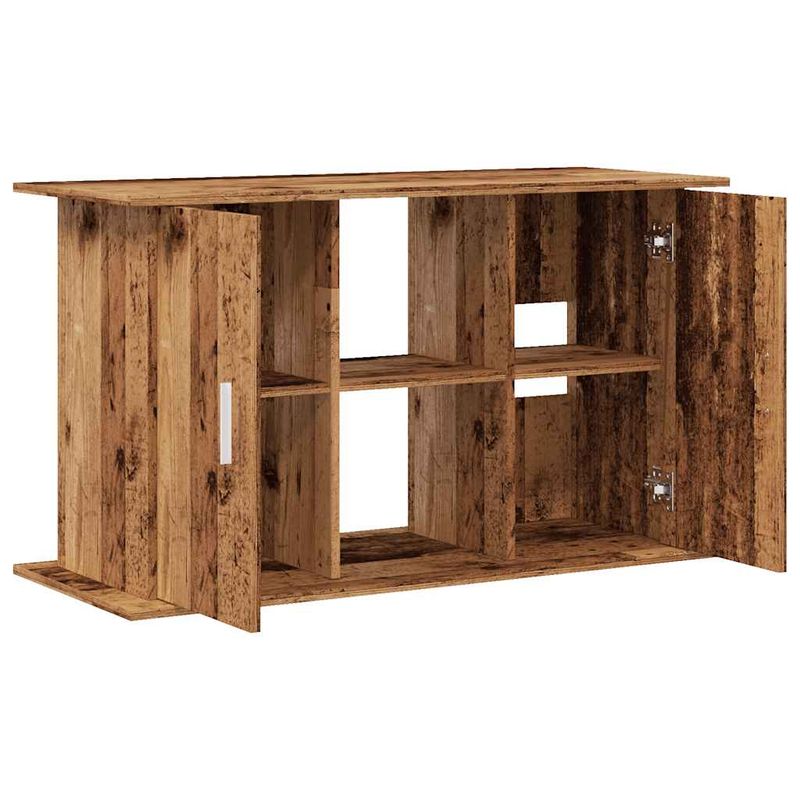 vidaXL support pour aquarium Bois d'ingénierie