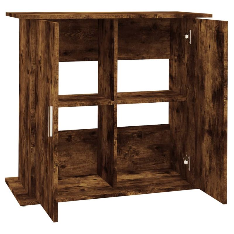 vidaXL support pour aquarium Bois d'ingénierie