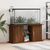 vidaXL support pour aquarium Bois d'ingénierie
