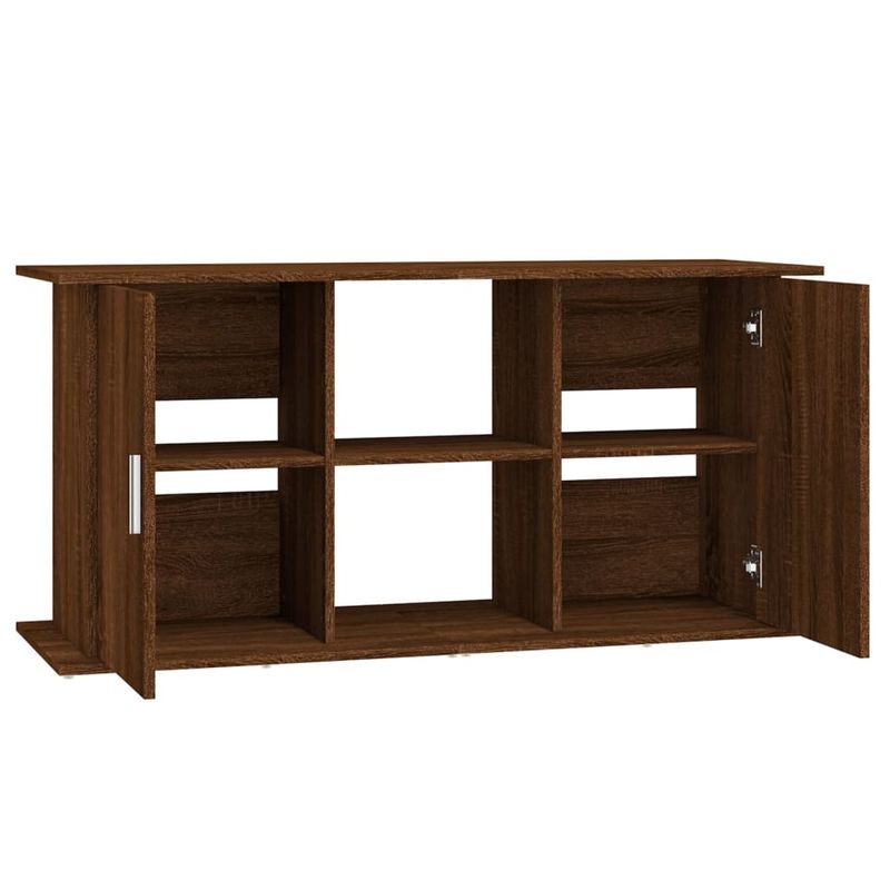 vidaXL support pour aquarium Bois d'ingénierie