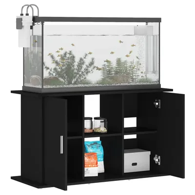 vidaXL support pour aquarium Bois d'ingénierie