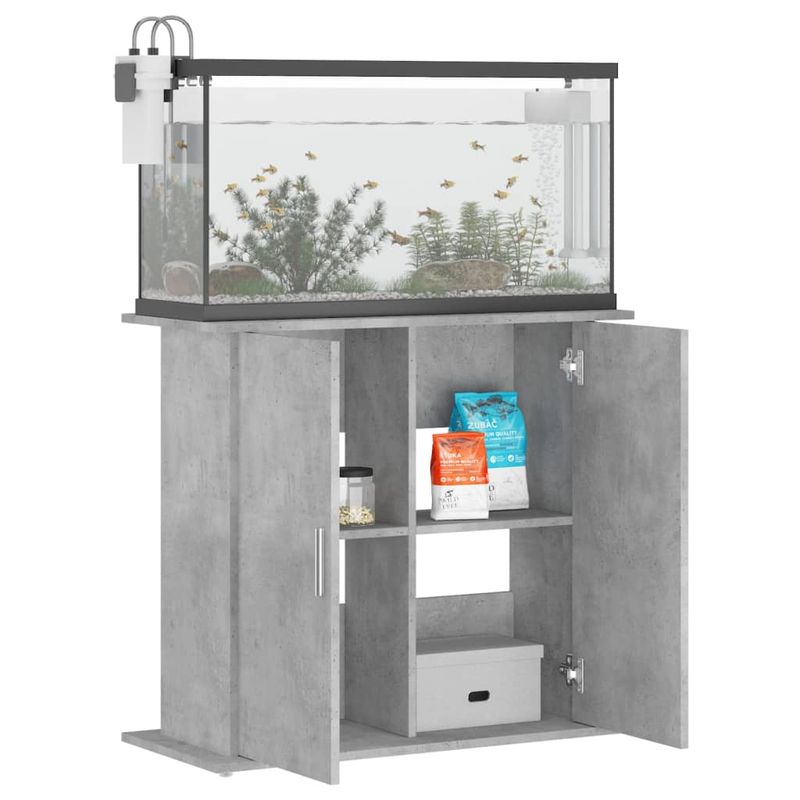 vidaXL support d'aquarium Bois d'ingénierie