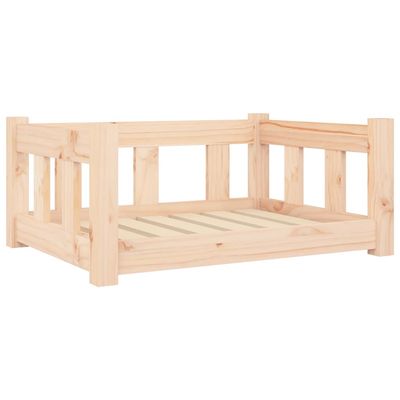 vidaXL lit pour chien Bois de pin