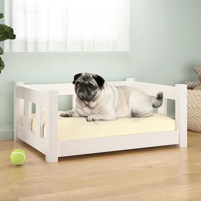 vidaXL lit pour chien Bois de pin vidaXL lit pour chien Bois de pin