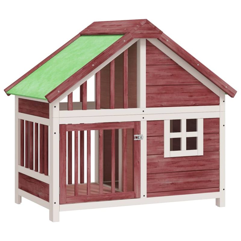 vidaXL chenil pour chiens Bois de pin