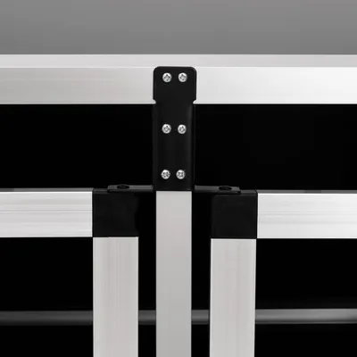 vidaXL cage pour chien Aluminium