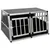 vidaXL cage pour chien Aluminium